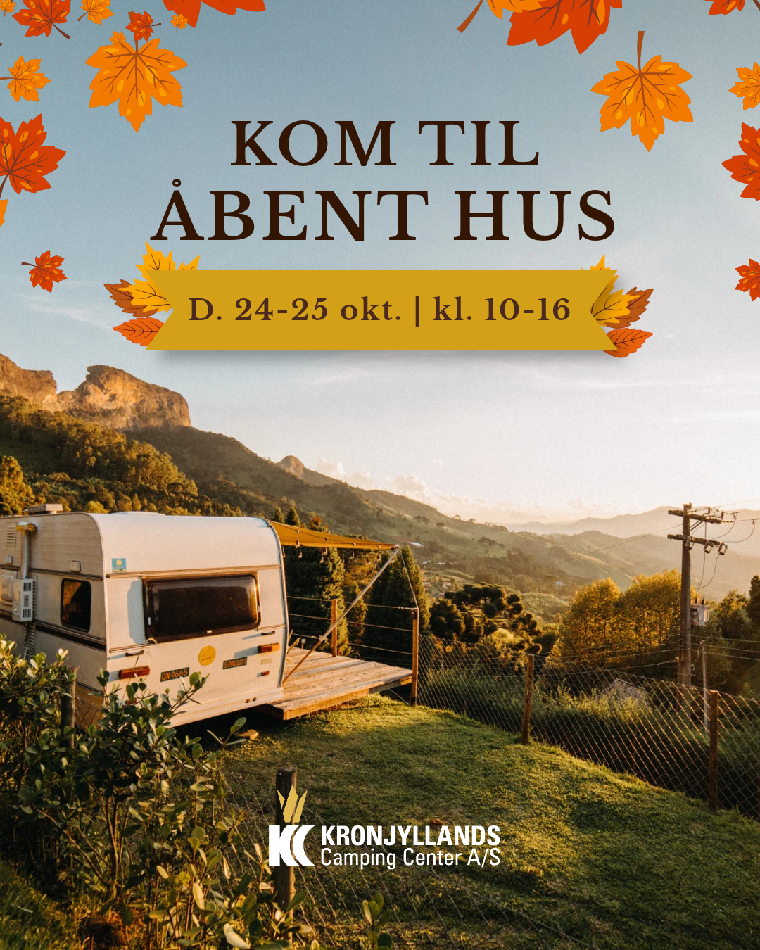 Åbent hus D. 24. og 25. oktober 2026