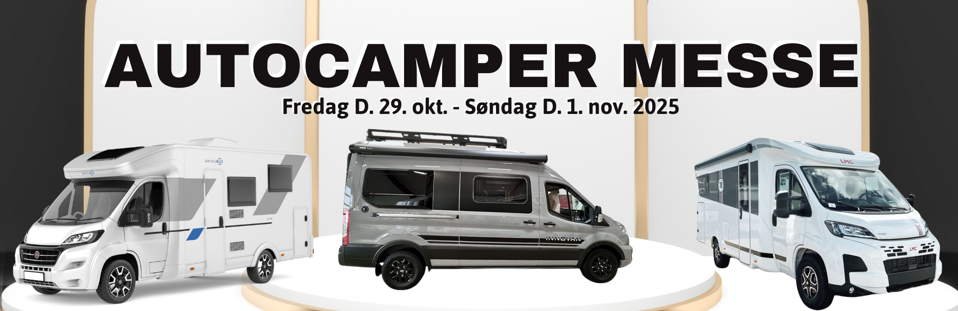 Autocamper messe i Fredericia D. 29. oktober - 1. november 2025
